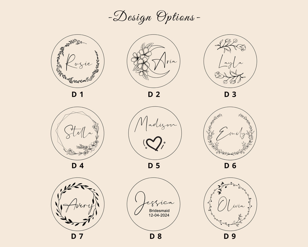 Personalized Silver Pocket Mirror