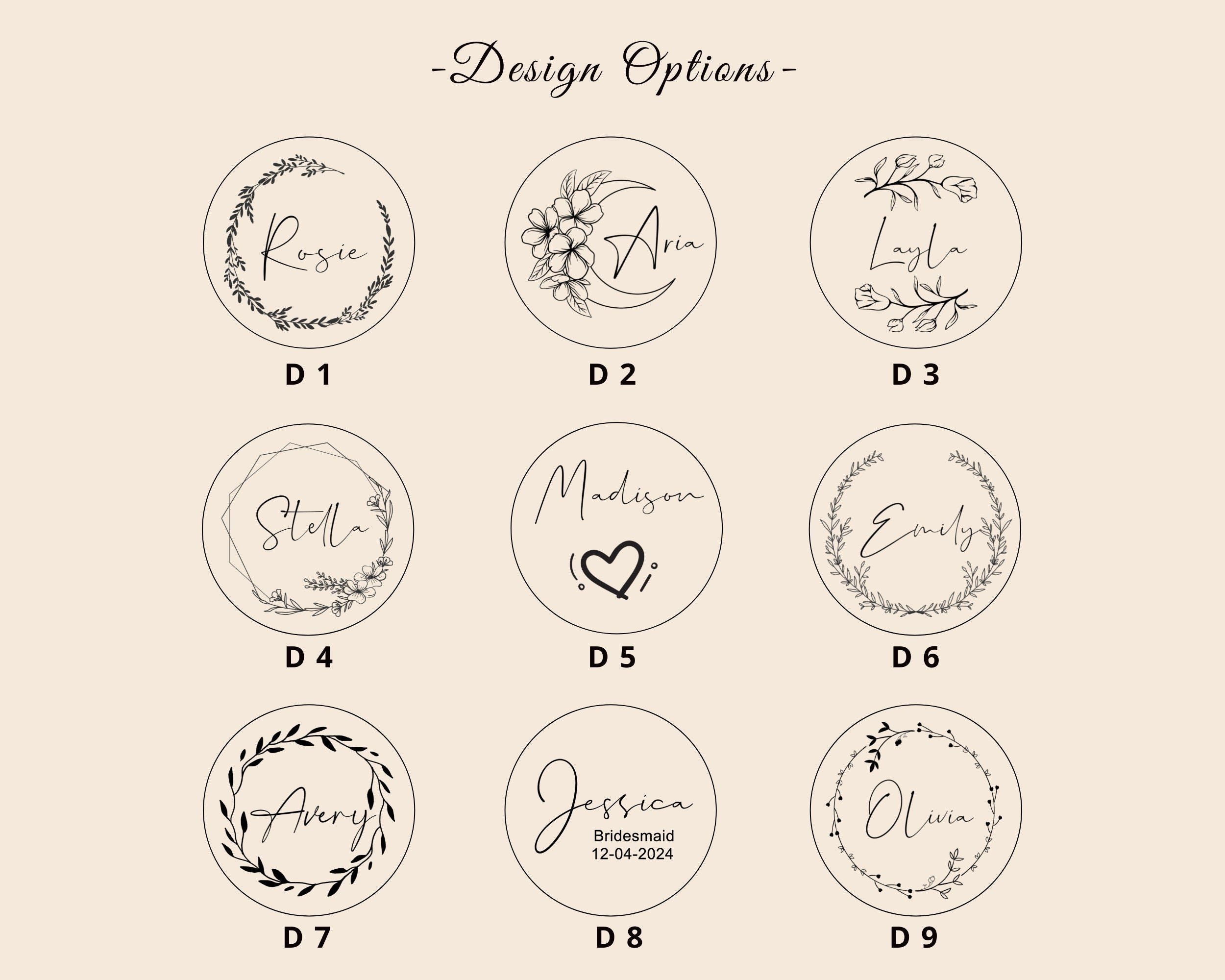 Personalized Silver Pocket Mirror