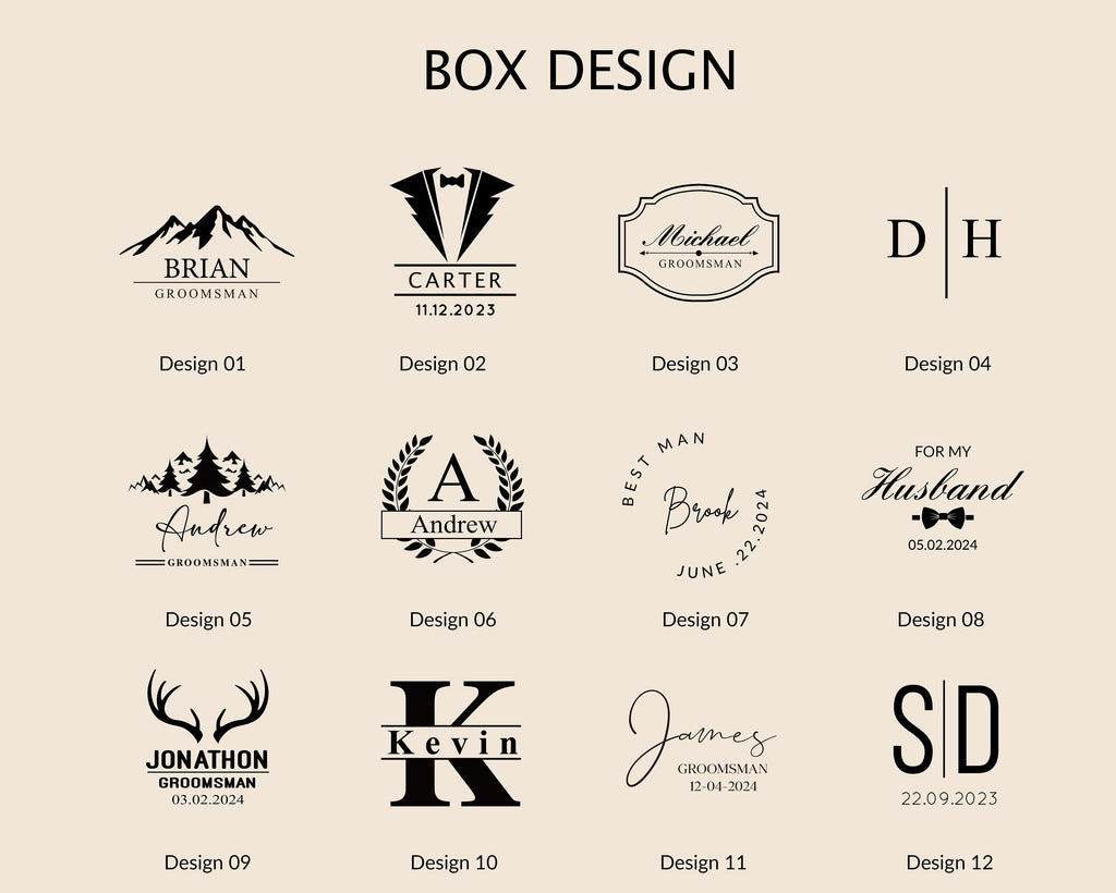 Custom Groomsmen Proposal Gifts