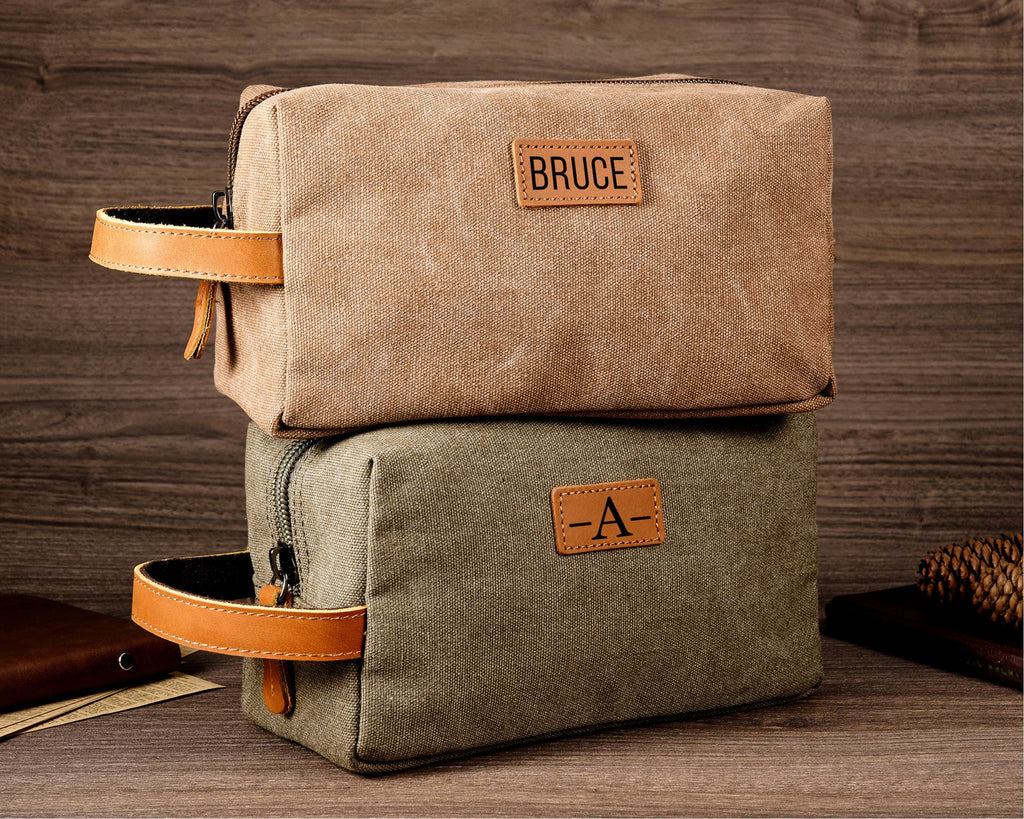 Custom Canvas Men's Toiletry Bag