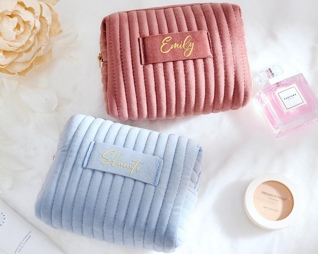 Custom Makeup Bag, Bride Toiletry Bag
