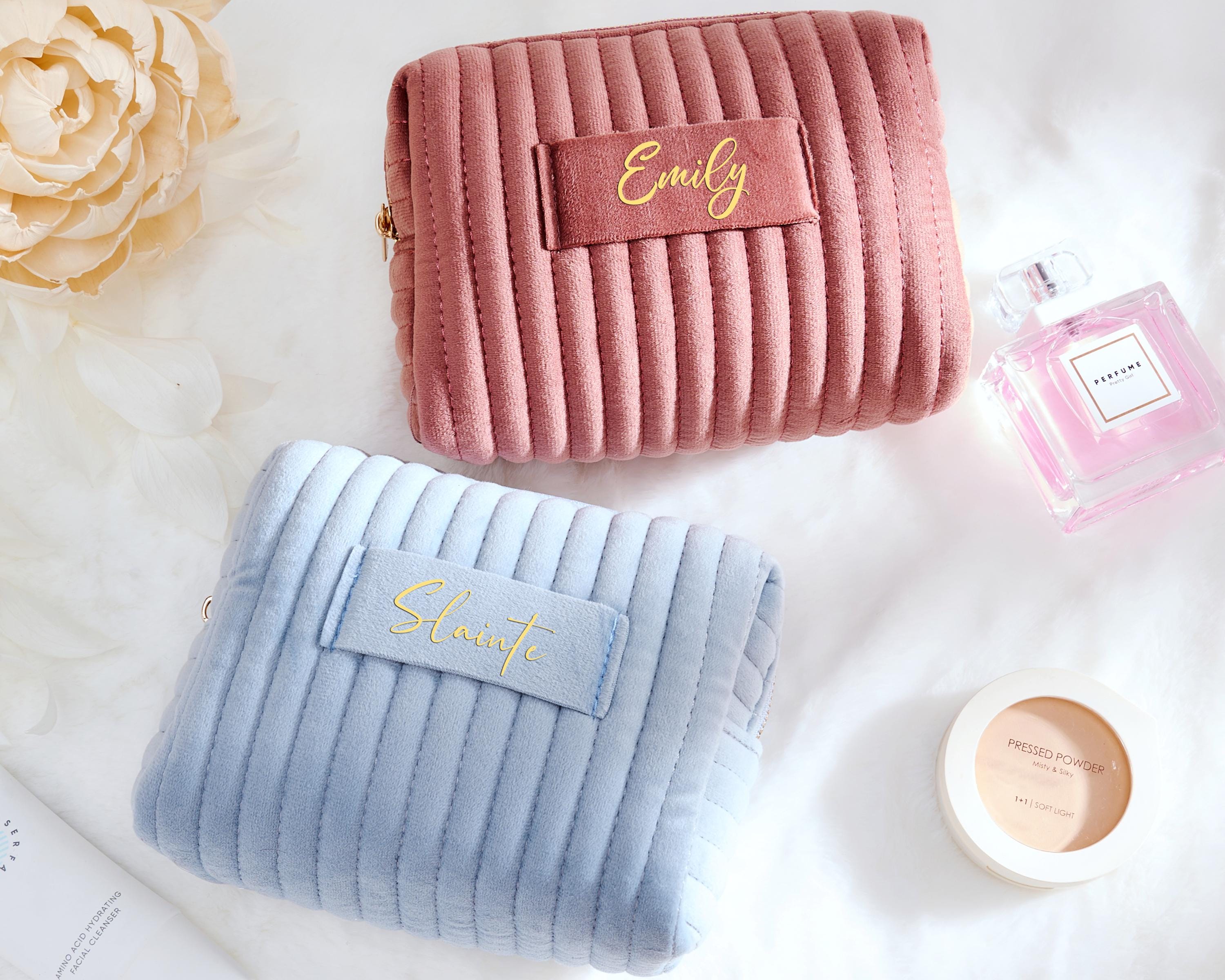 Custom Makeup Bag, Bride Toiletry Bag