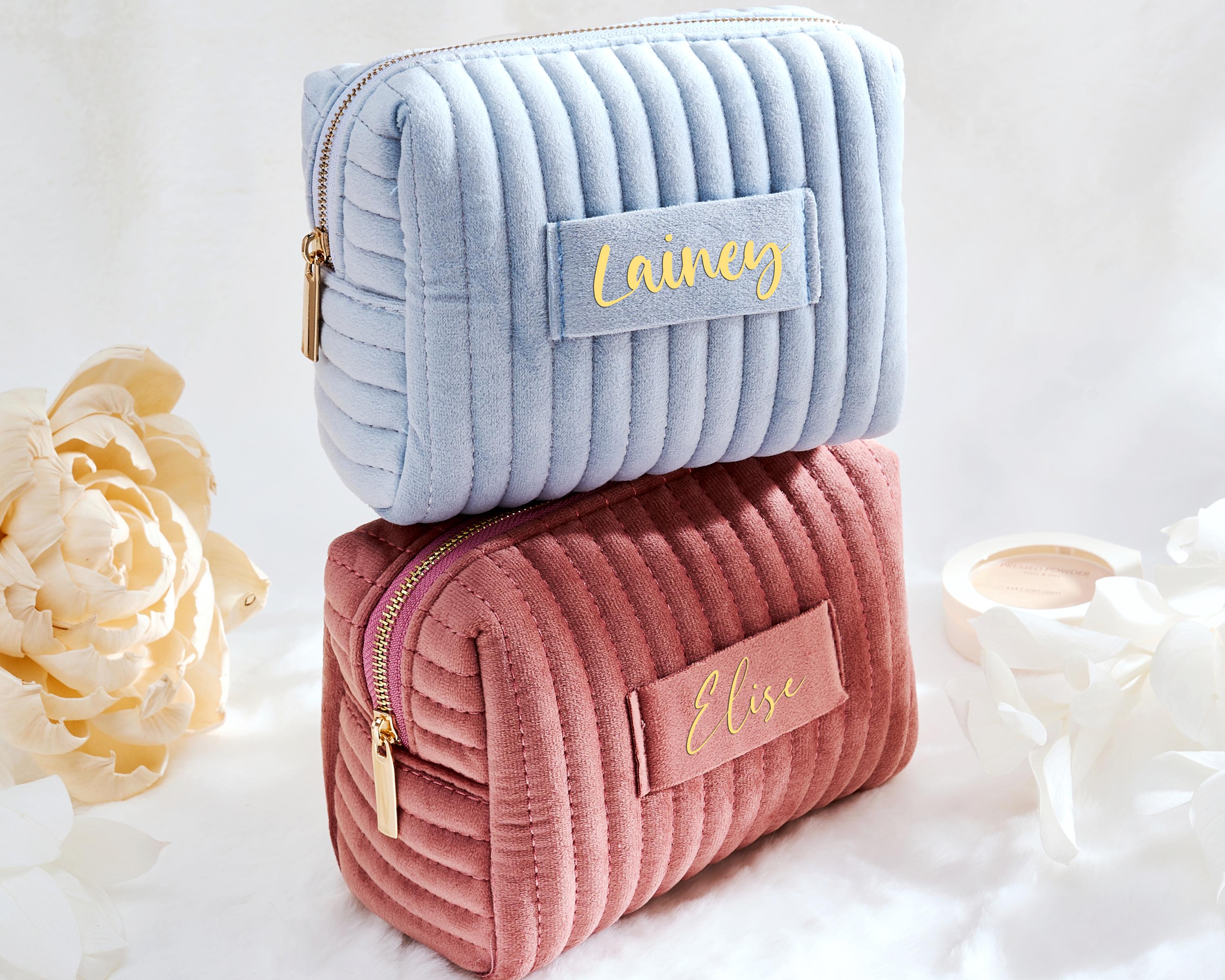 Custom Makeup Bag, Bride Toiletry Bag