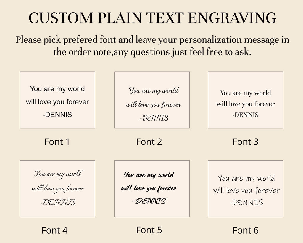 Engraved Wooden Ring Box Personalized 2-Slot Ring Box Wedding Ring Bearer