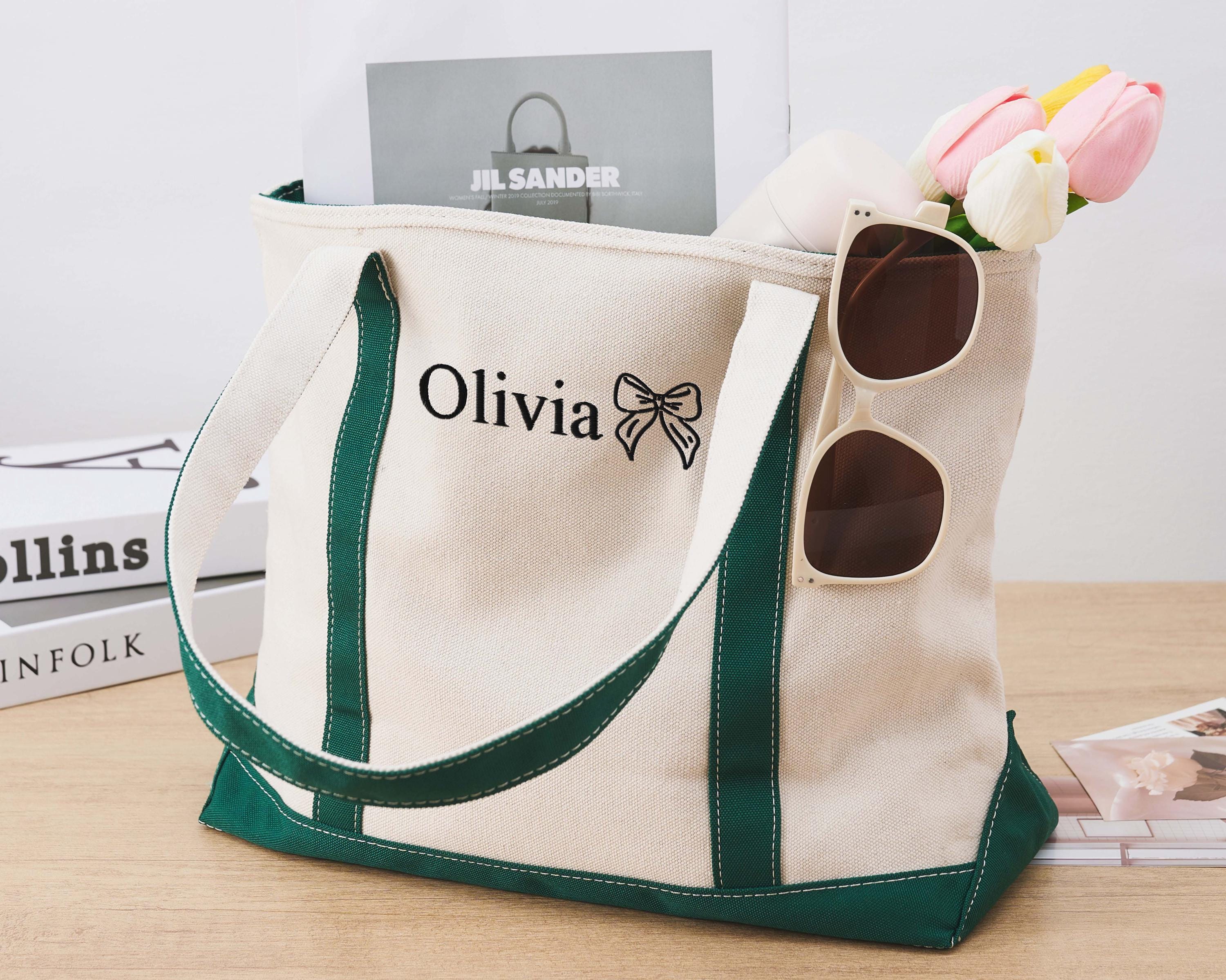 Custom Tote Bag, Personalized Canvas Tote