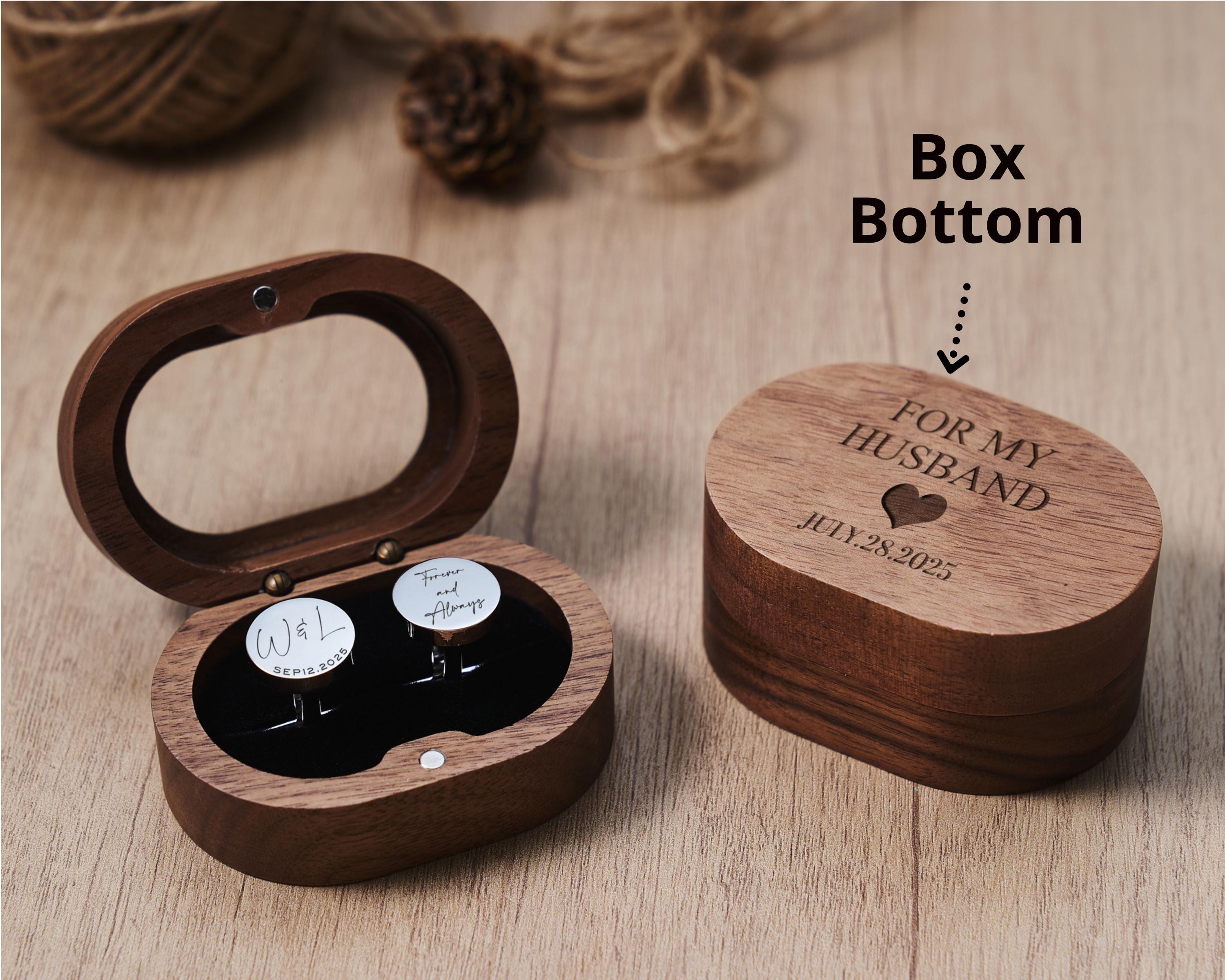 Groomsmen Gifts, Custom Groomsmen Cufflinks Set