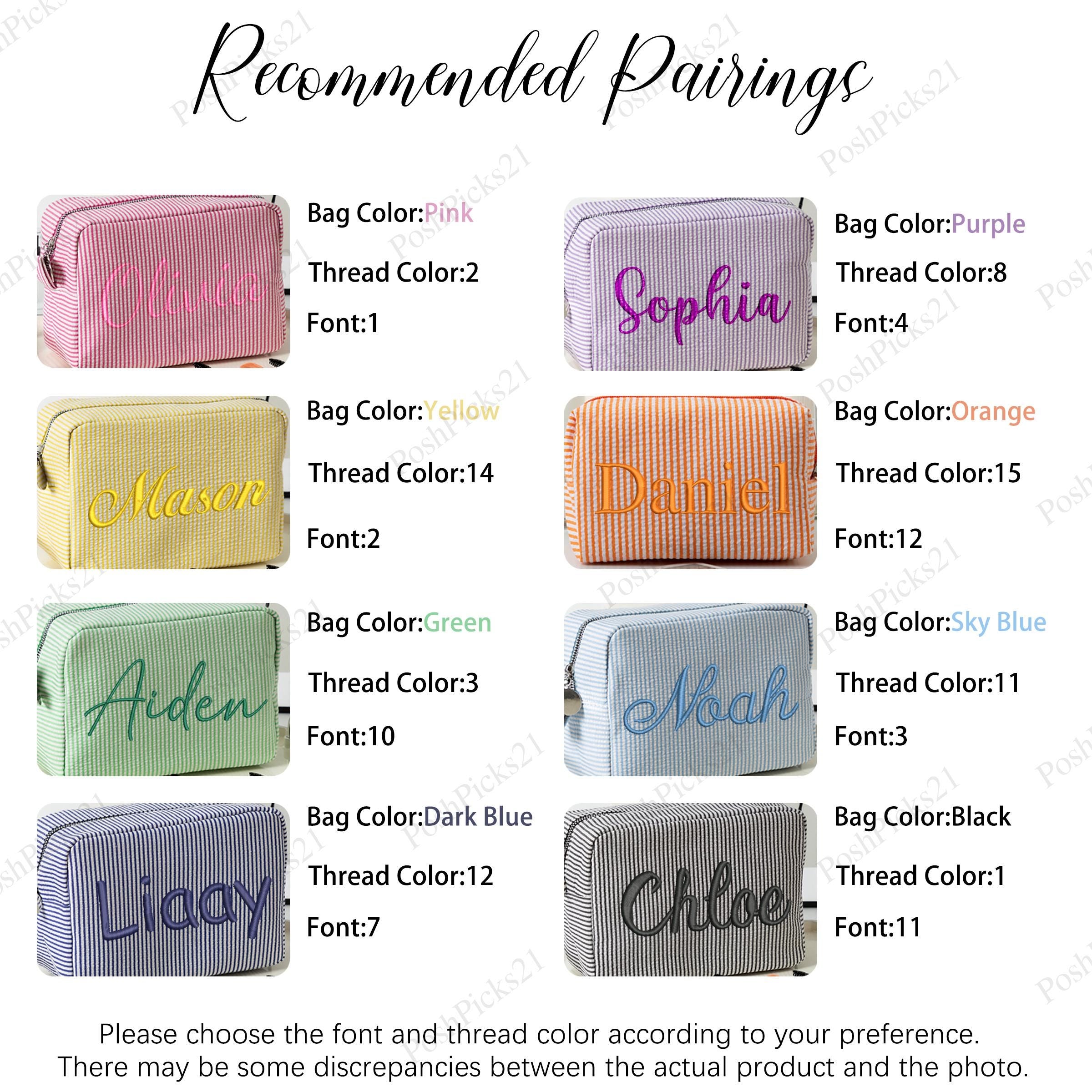 Monogrammed Toiletry Bag, Makeup Bag