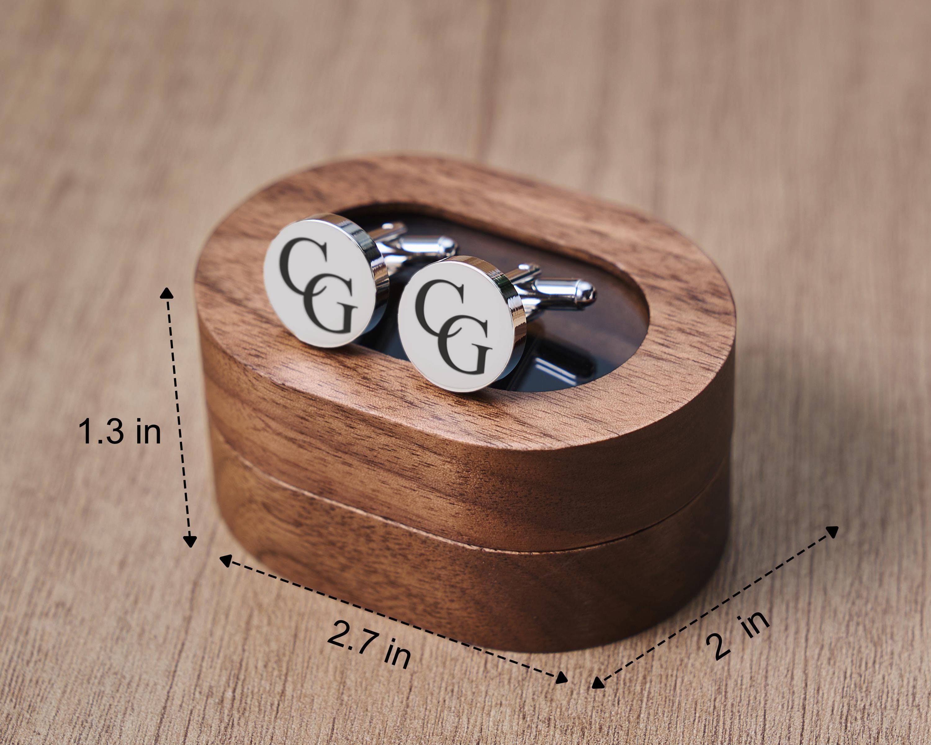 Groomsmen Gifts, Custom Groomsmen Cufflinks Set