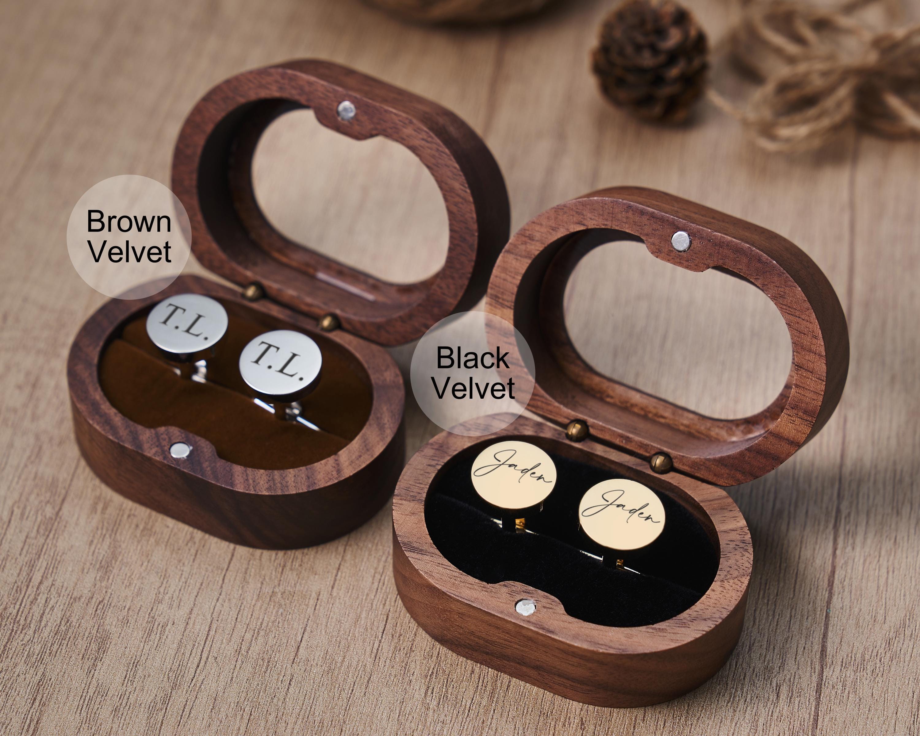 Groomsmen Gifts, Custom Groomsmen Cufflinks Set