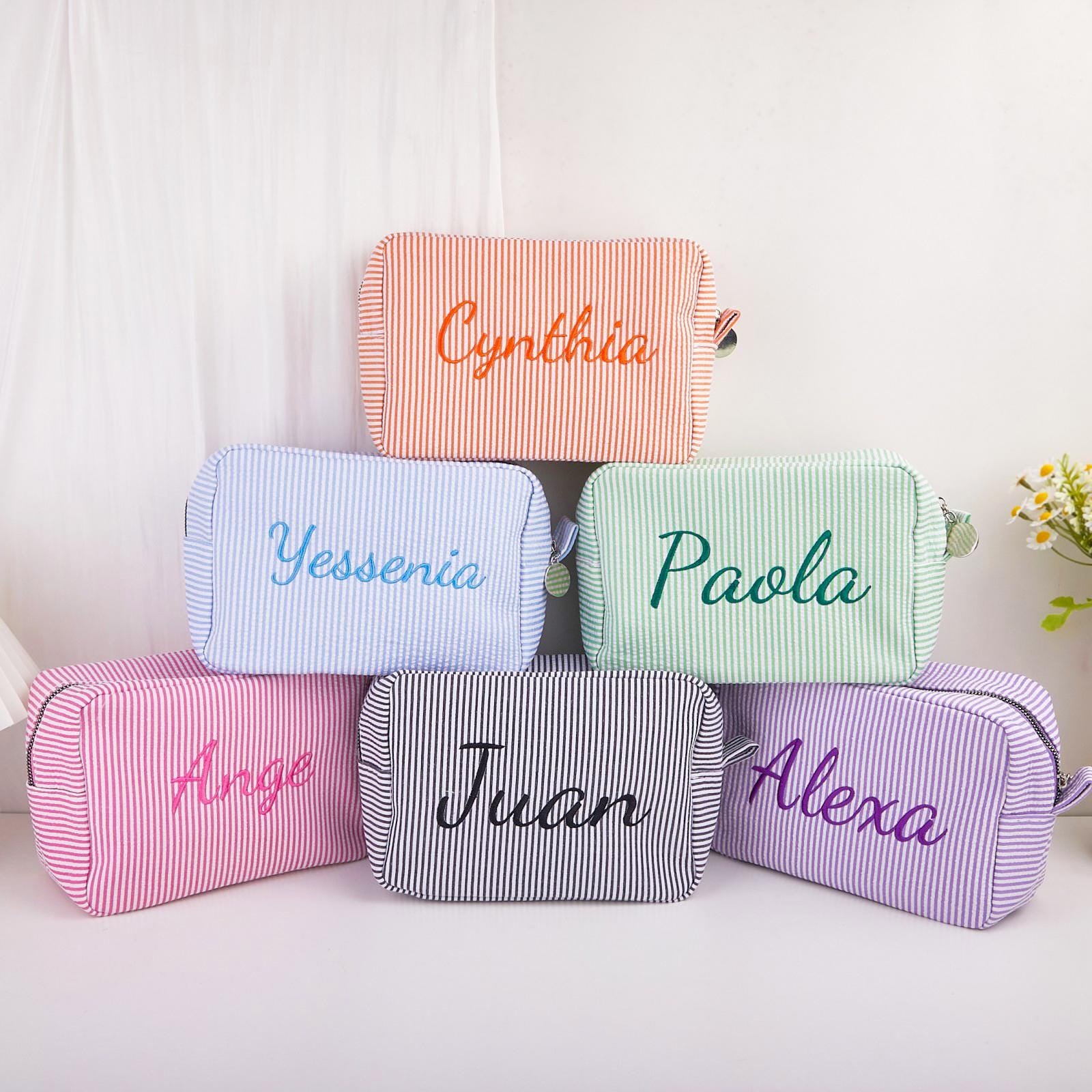 Monogrammed Toiletry Bag, Makeup Bag