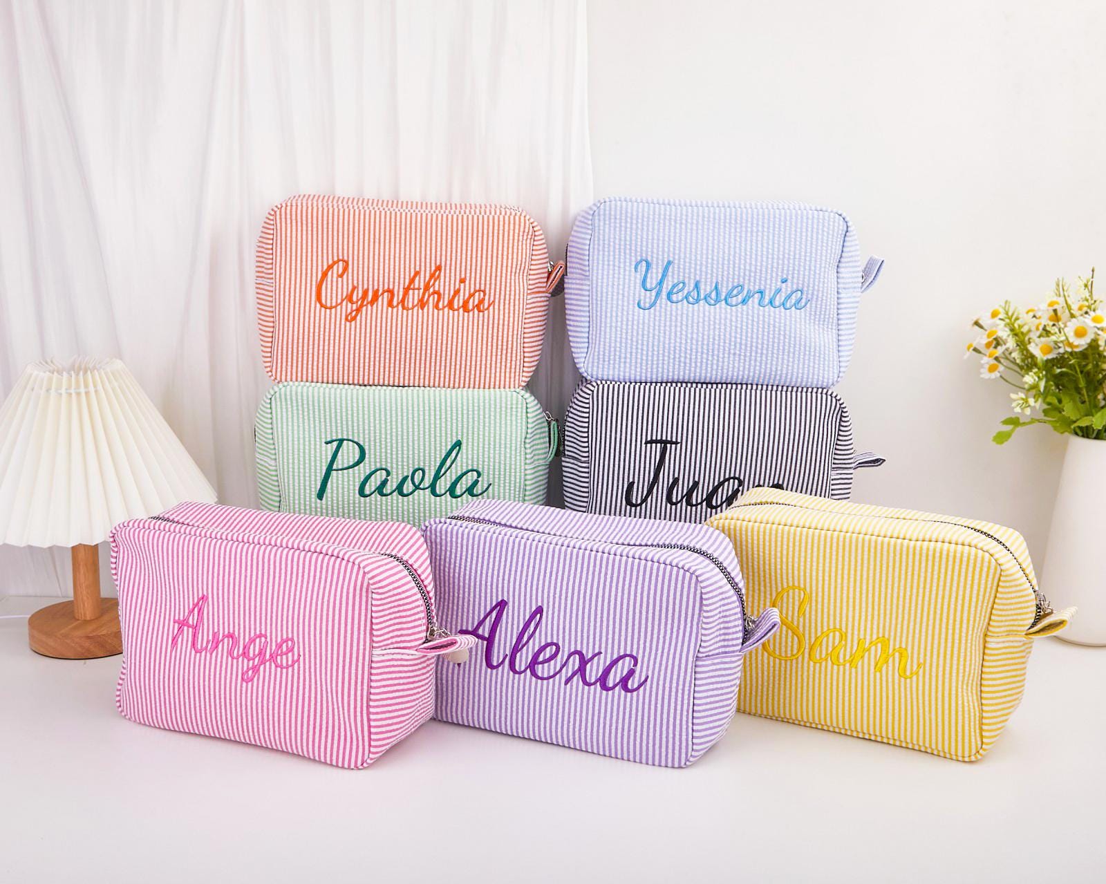 Monogrammed Toiletry Bag, Makeup Bag