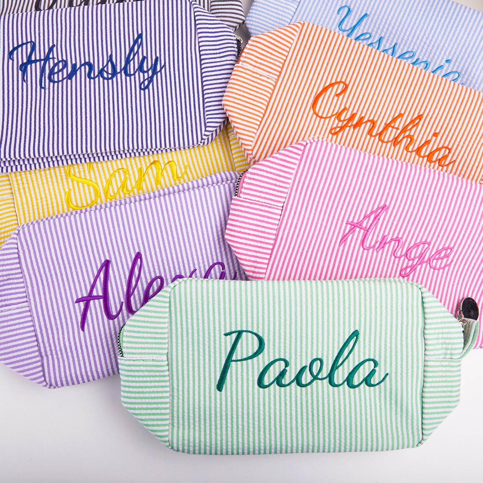 Monogrammed Toiletry Bag, Makeup Bag