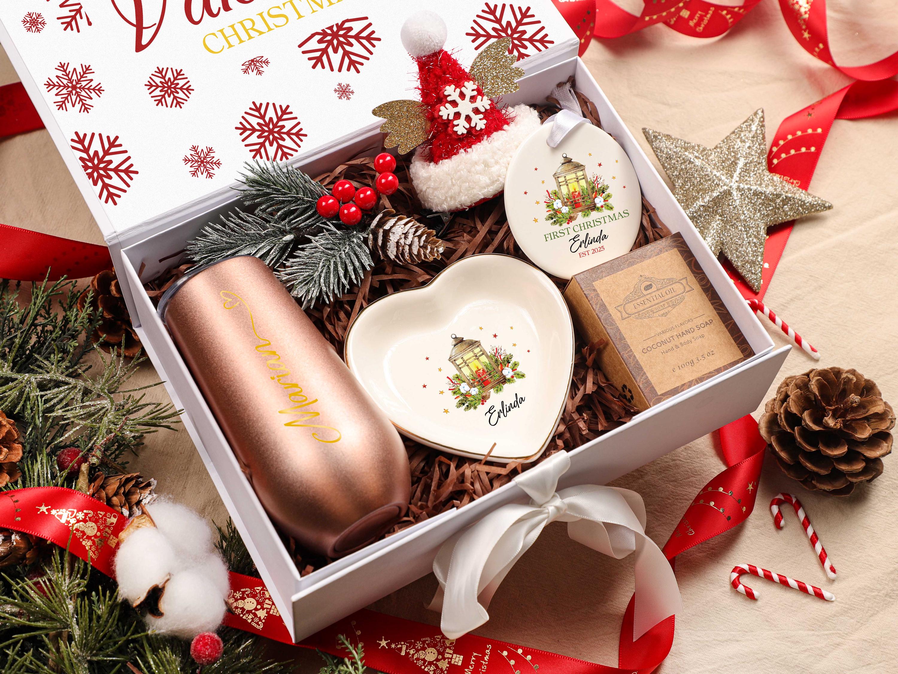 Personalized Christmas Gift Box - Custom Holiday Gift for Women & Best Friends