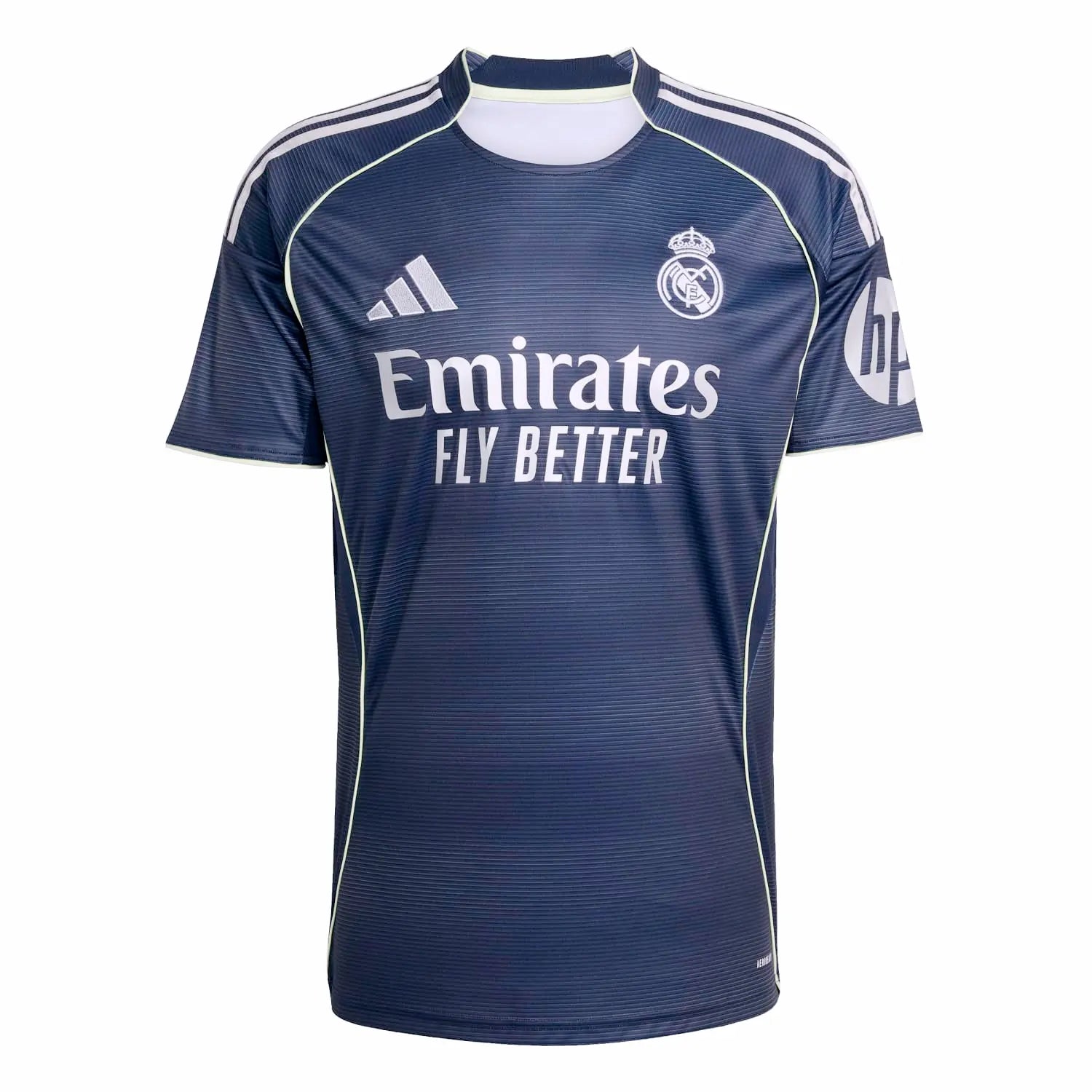 adidas Real Madrid 25/26 Away Soccer Jersey - Moisture-Wicking Aeroready Fabric